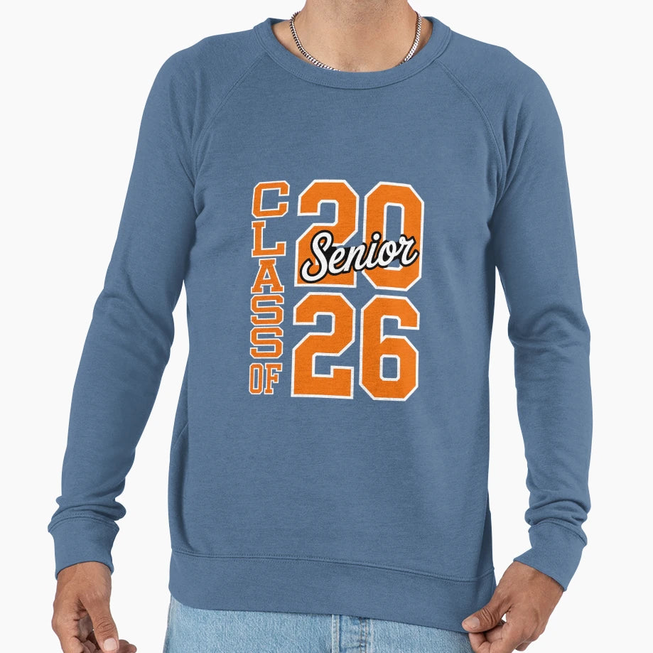 Senior 2026 Class 2026 Seniors Sweatshirt - Aesthetic Graphic for Adults - T-Shirt, Sweatshirt, Hoodie