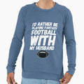 Husband Dad Fantasy Football Commish Sweatshirt - Graphic Print Men Women - T-Shirt, Sweatshirt, Hoodie