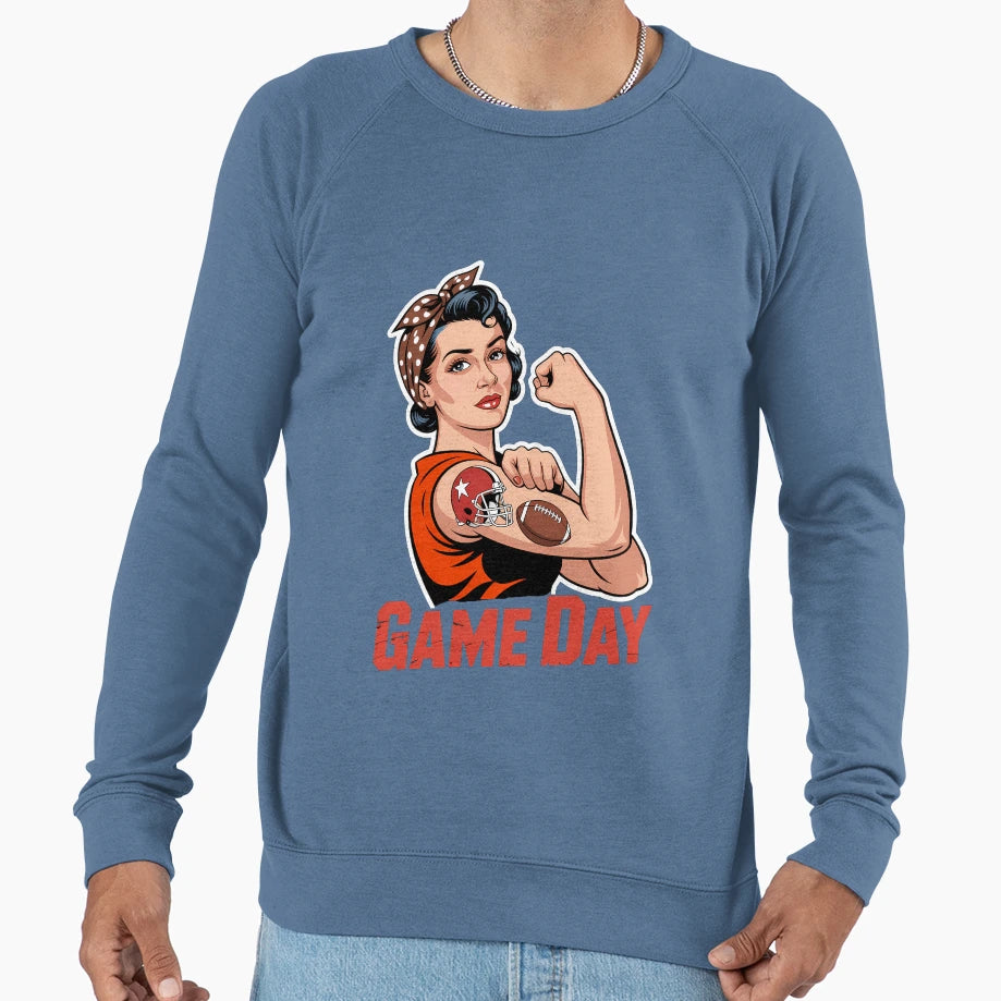 Support Football Game Day Sweatshirt - Streetwear Style for Adults - T-Shirt, Sweatshirt, Hoodie