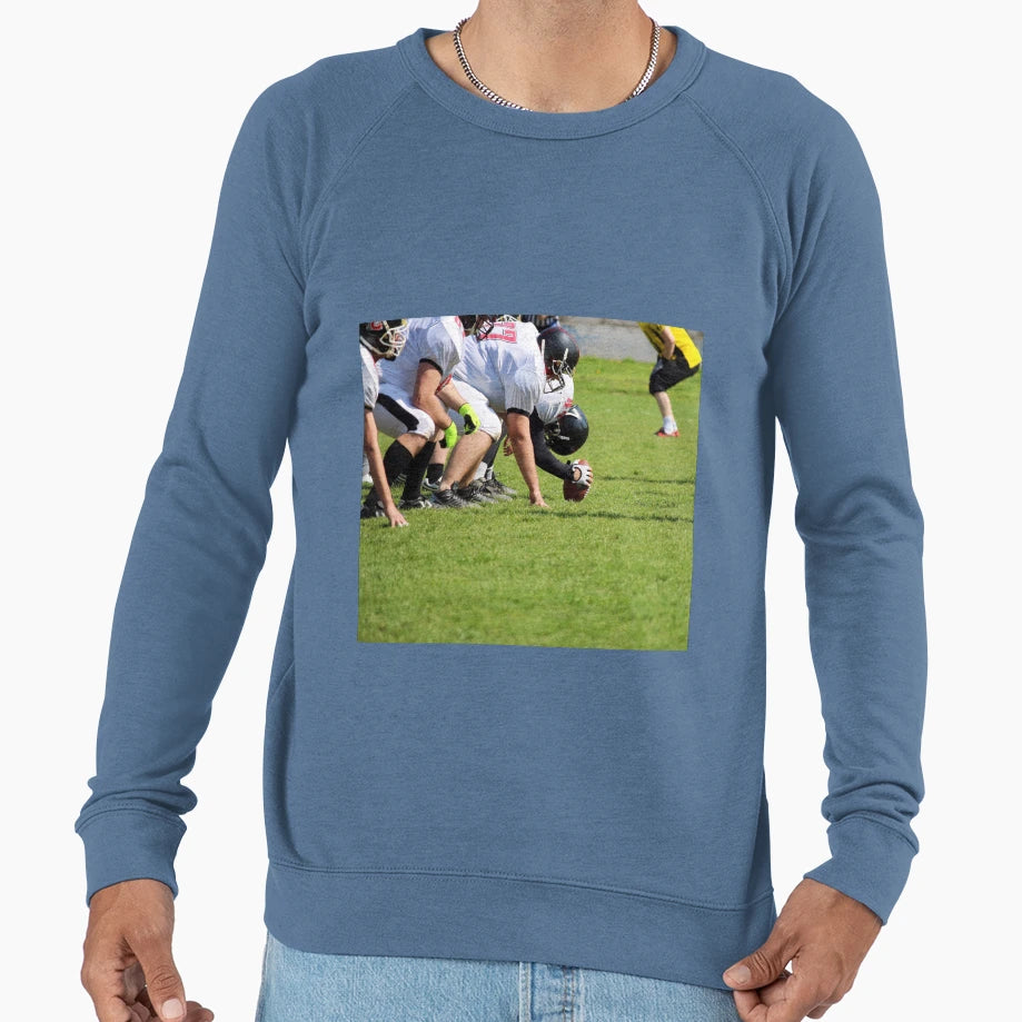 American Football Players Field Sweatshirt - Trendy Graphic Men Women - T-Shirt, Sweatshirt, Hoodie