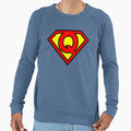 Letter Q Super Letter Vol 1 Sweatshirt - Minimalist Print Men Women - T-Shirt, Sweatshirt, Hoodie