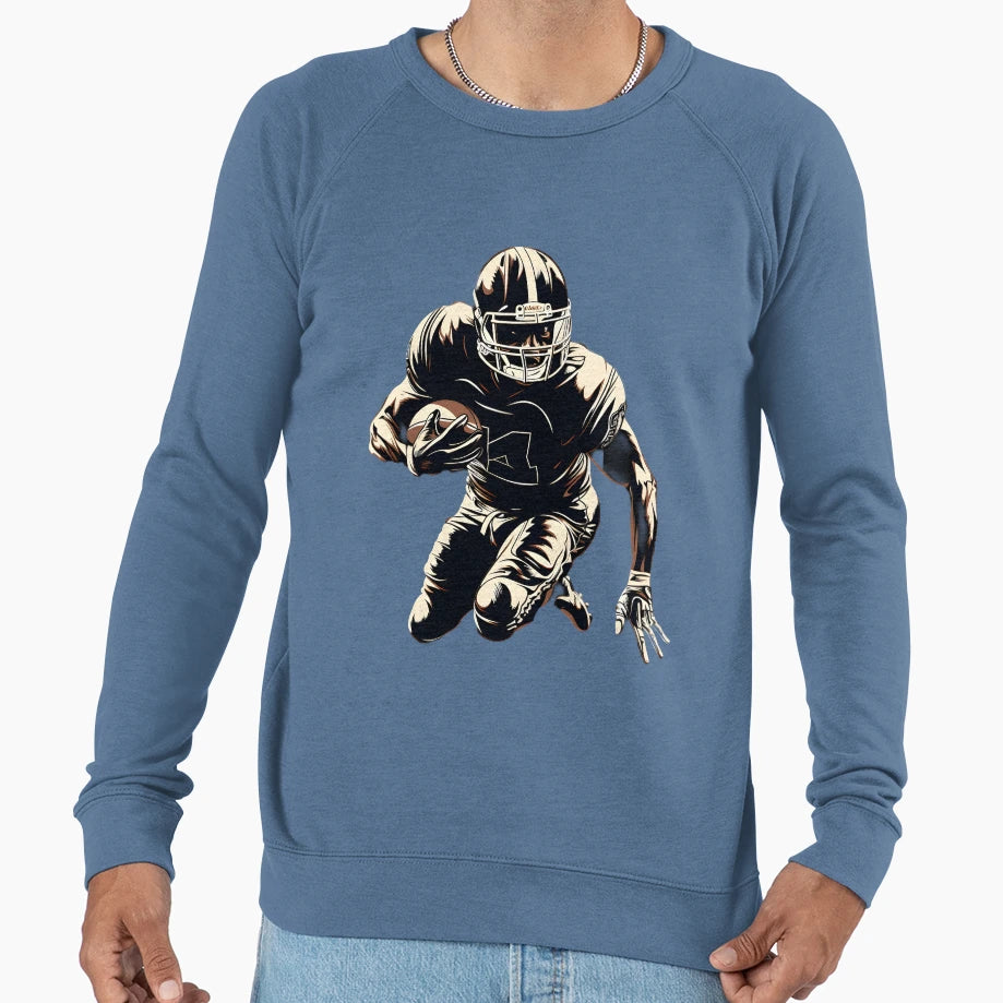 American Football Black Stripes No 6 T-Shirt - Custom Art Print for Adults - T-Shirt, Sweatshirt, Hoodie