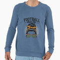 Bleached Football Messy Bun Mom Sweatshirt - Aesthetic Graphic Men Women - T-Shirt, Sweatshirt, Hoodie