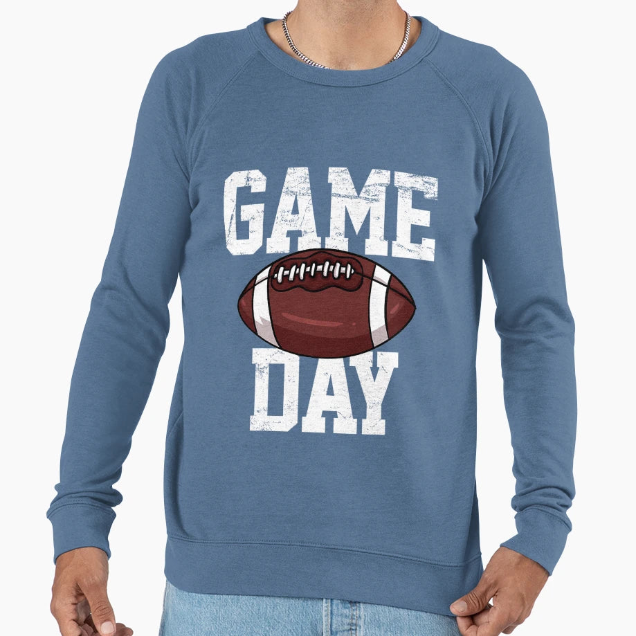Football Player Sweatshirt - Casual Everyday Wear Men Women - T-Shirt, Sweatshirt, Hoodie