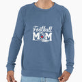 Proud Football Mom Supportive Mom Sweatshirt - Graphic Print Unisex - T-Shirt, Sweatshirt, Hoodie