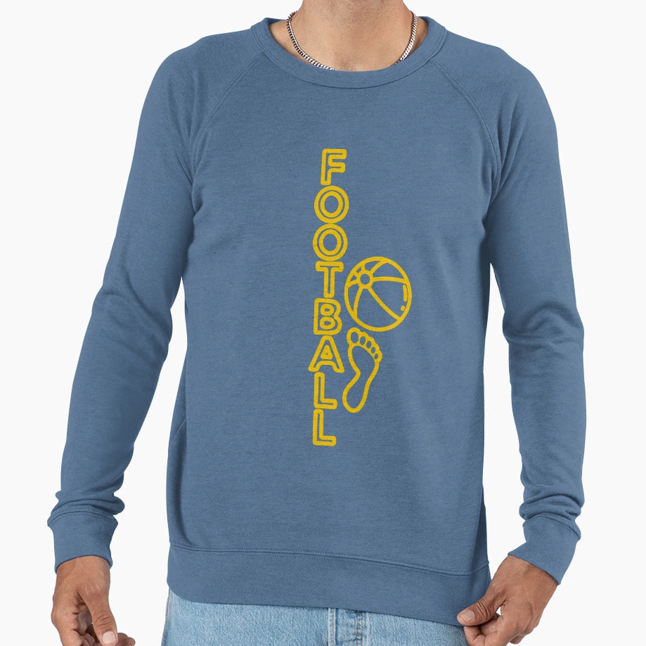 Football Foot And Ball Sweatshirt - Trendy Graphic Unisex - T-Shirt, Sweatshirt, Hoodie