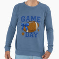 Game Day Football Glitter Bow Sweatshirt - Fun Novelty Design for Adults - T-Shirt, Sweatshirt, Hoodie