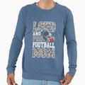 Loud Proud Moms Football Leopard Sweatshirt - Trendy Graphic for Adults - T-Shirt, Sweatshirt, Hoodie