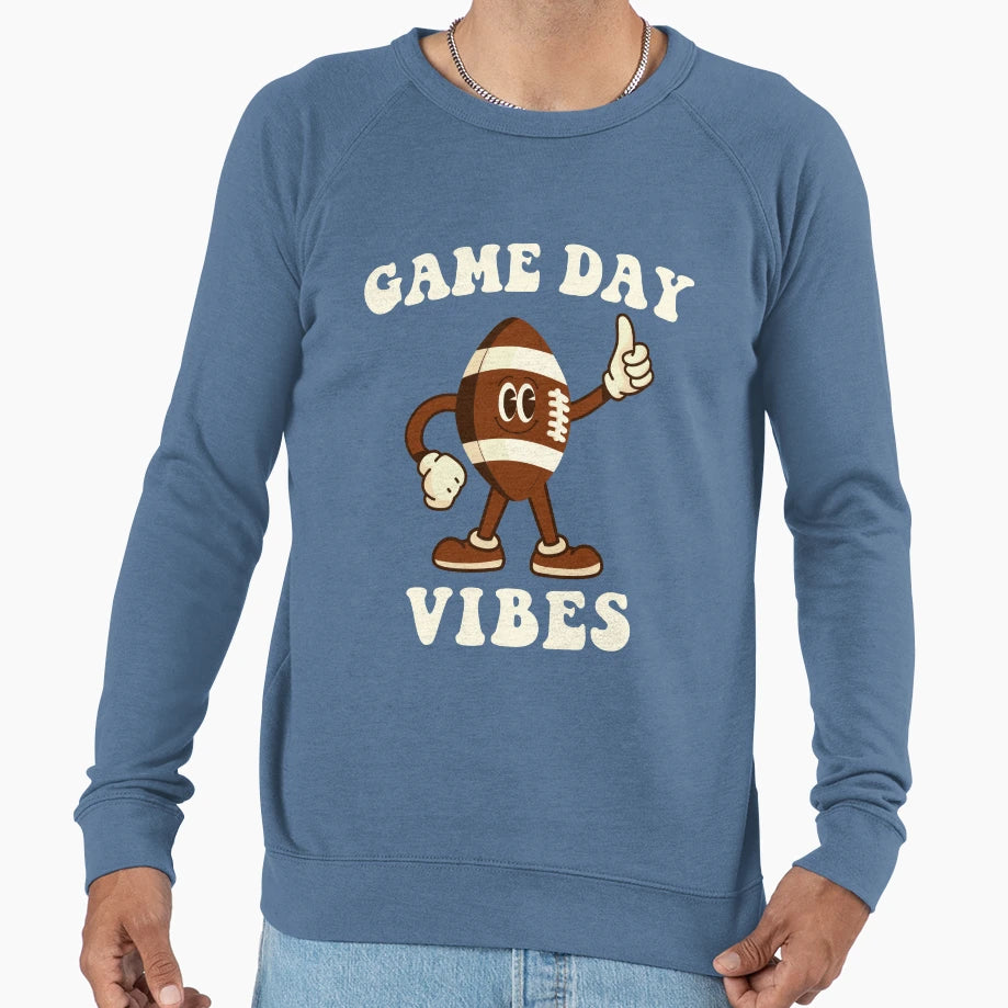 Game Day Vibes Sweatshirt - Unique Graphic Men Women - T-Shirt, Sweatshirt, Hoodie