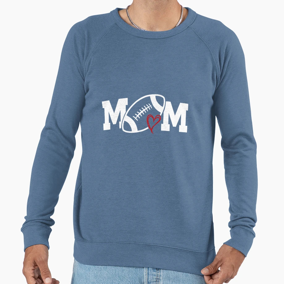 Football Mom Football Love Football Sweatshirt - Unique Graphic Unisex - T-Shirt, Sweatshirt, Hoodie