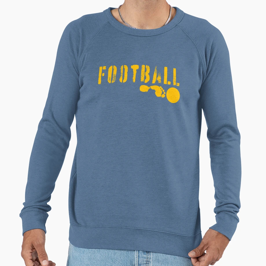 Football Foot And Ball Sweatshirt - Unique Graphic for Adults - T-Shirt, Sweatshirt, Hoodie