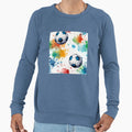 Soccer Ball Pattern Sweatshirt - Minimalist Print for Adults - T-Shirt, Sweatshirt, Hoodie