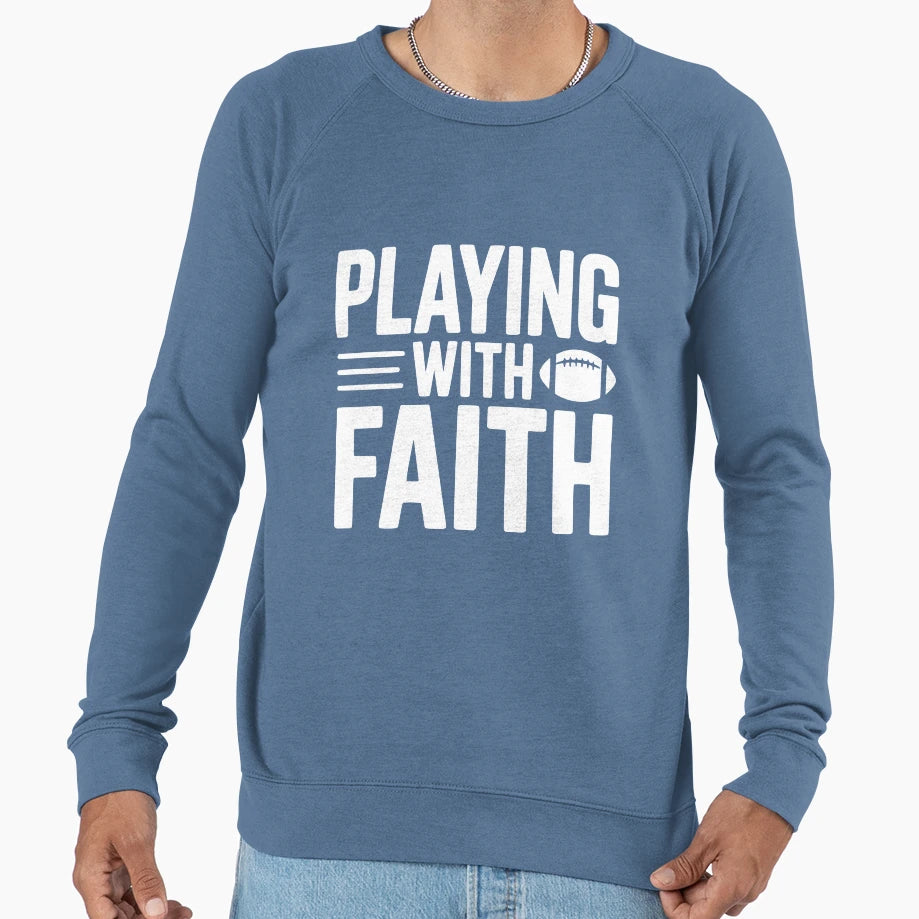Playing Faith Sweatshirt - Custom Art Print Men Women - T-Shirt, Sweatshirt, Hoodie