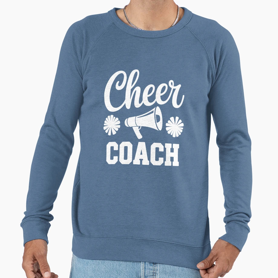 Cheer Coach Sweatshirt - Aesthetic Graphic Men Women - T-Shirt, Sweatshirt, Hoodie