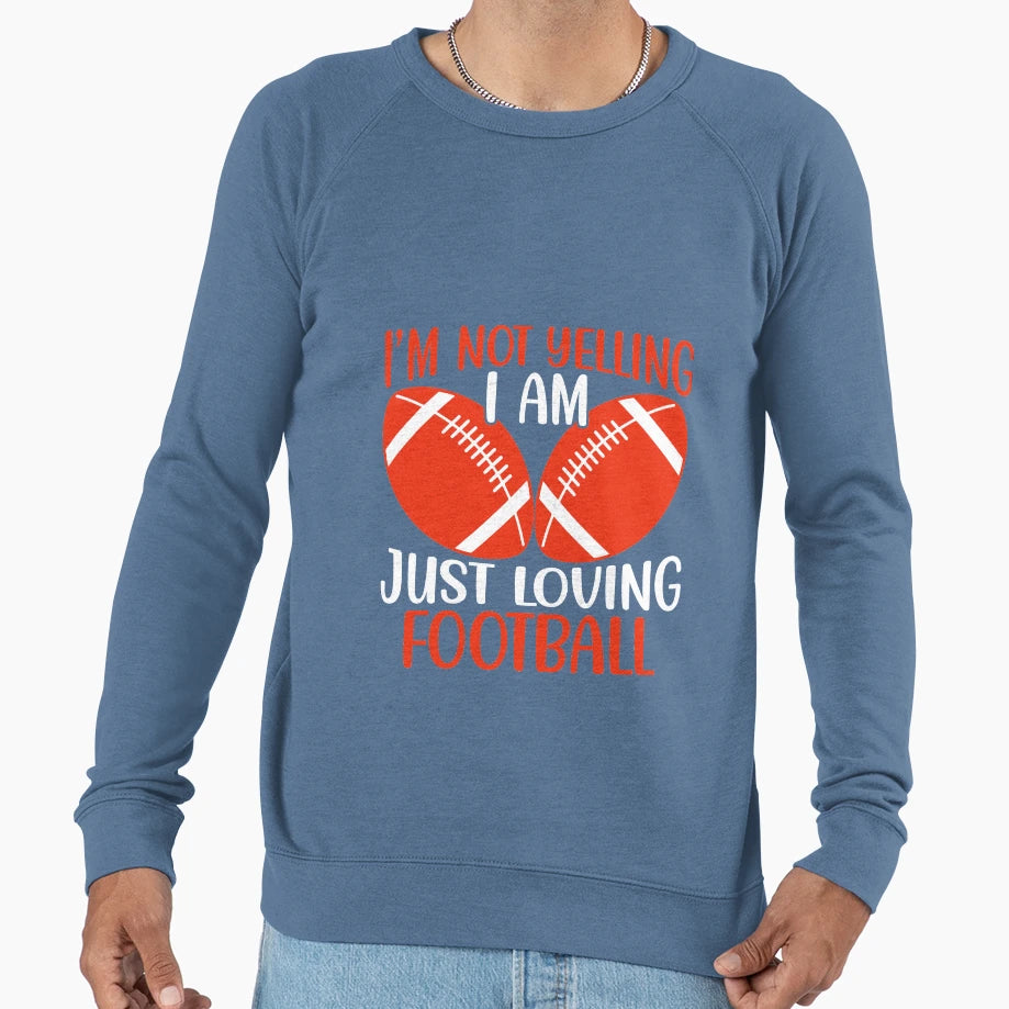 Football Lover American Football Player Sweatshirt - Graphic Print Unisex - T-Shirt, Sweatshirt, Hoodie