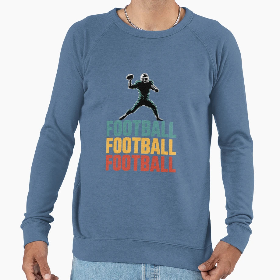American Support Football Player Sweatshirt - Novelty Apparel Unisex - T-Shirt, Sweatshirt, Hoodie