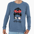 Classy Mema Life Soccer Messy Bun Sweatshirt - Casual Everyday Wear Unisex - T-Shirt, Sweatshirt, Hoodie