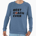 Best Coach Ever Football Black Sweatshirt - Unique Graphic Men Women - T-Shirt, Sweatshirt, Hoodie