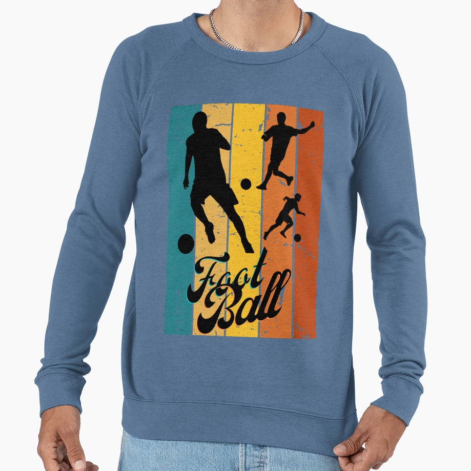 Football Sweatshirt - Graphic Print for Adults - T-Shirt, Sweatshirt, Hoodie