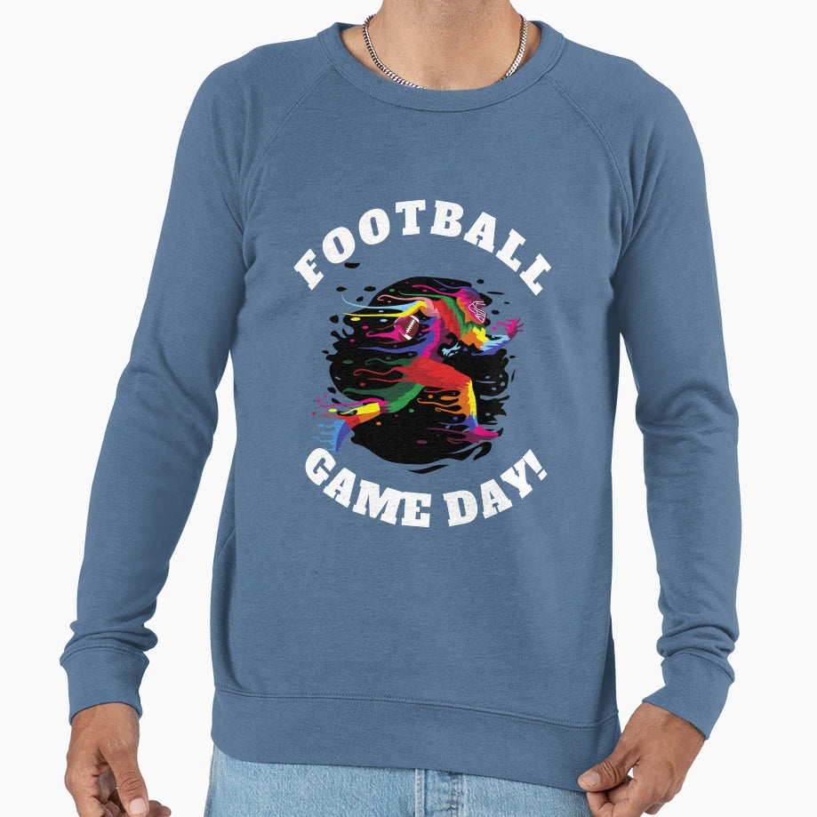 American Football Ready Game Sweatshirt - Casual Everyday Wear Men Women - T-Shirt, Sweatshirt, Hoodie