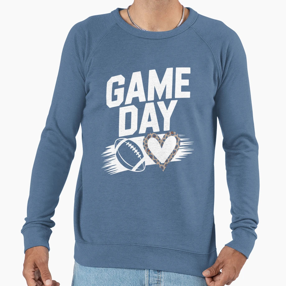 Leopard Love Game Day Sweatshirt - Trendy Graphic Men Women - T-Shirt, Sweatshirt, Hoodie