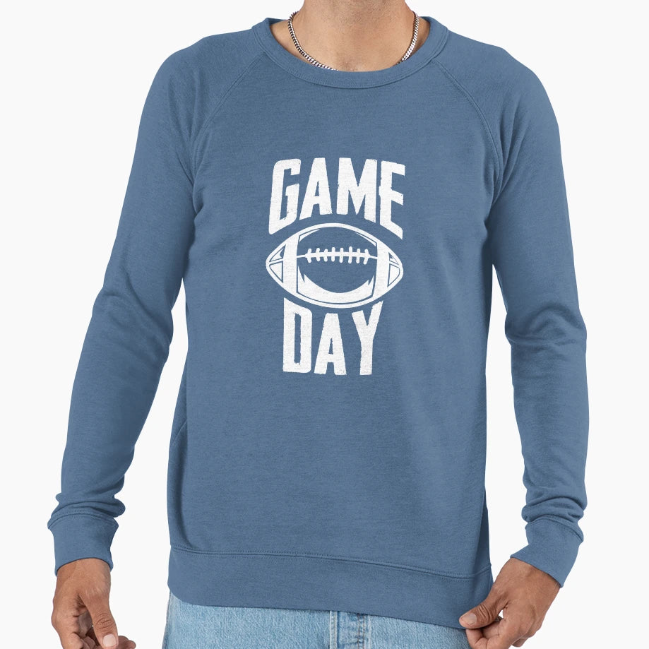 Football Game Day Touchdown Rugby Sweatshirt - Custom Art Print Men Women - T-Shirt, Sweatshirt, Hoodie