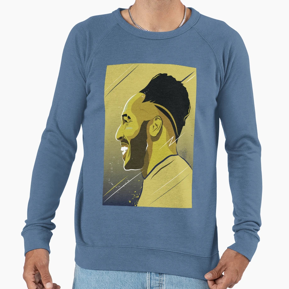 Pierre Emerick Aubameyang Illustration Sweatshirt - Custom Art Print Unisex - T-Shirt, Sweatshirt, Hoodie
