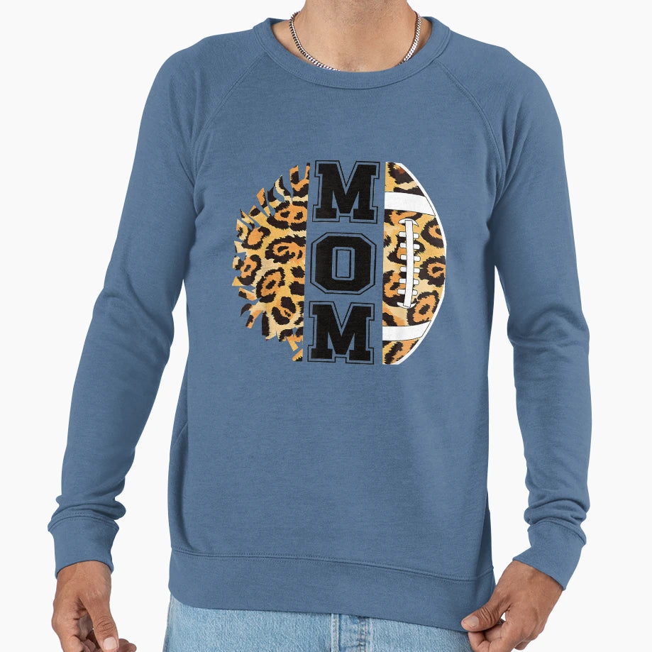Proud Football And Cheerleading Mom Cheer T-Shirt - Trendy Graphic Unisex - T-Shirt, Sweatshirt, Hoodie