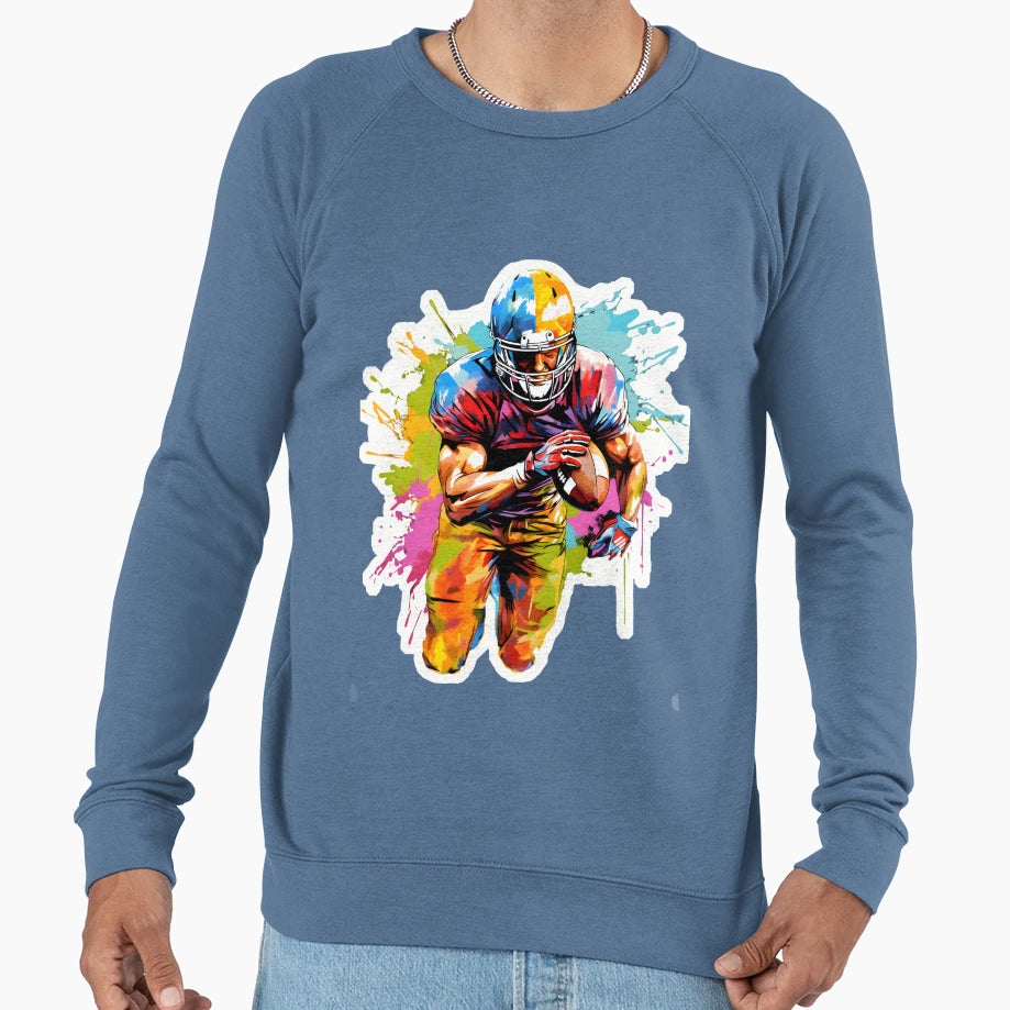 Football Touchdown Sweatshirt - Minimalist Print for Adults - T-Shirt, Sweatshirt, Hoodie