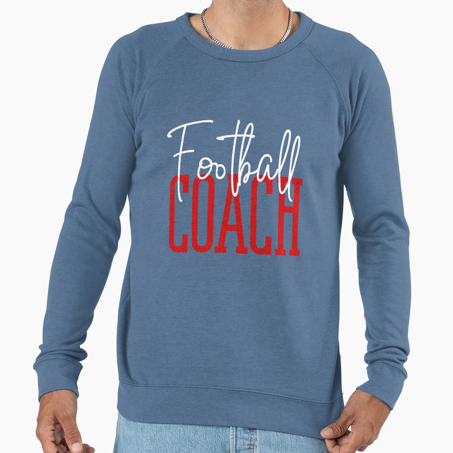 Football Coach Sweatshirt - Aesthetic Graphic for Adults - T-Shirt, Sweatshirt, Hoodie