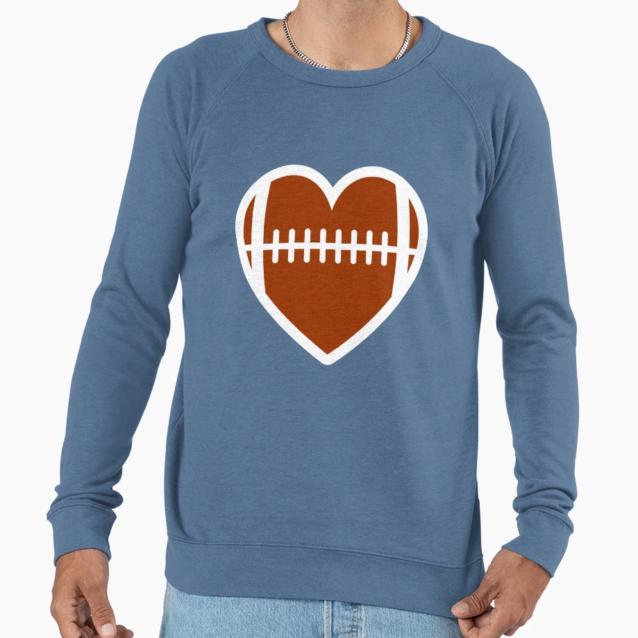 Football Love Sweatshirt - Unique Graphic Unisex - T-Shirt, Sweatshirt, Hoodie