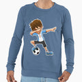 Dabbing Soccer Argentina Jersey Sweatshirt - Graphic Print Unisex - T-Shirt, Sweatshirt, Hoodie