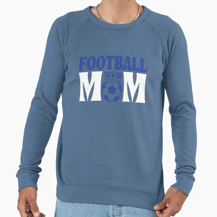Funny Womens Game Day Football Mom Sweatshirt - Minimalist Print Men Women - T-Shirt, Sweatshirt, Hoodie