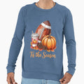 Football Lovers Pumpkin Fall Sweatshirt - Fun Novelty Design Men Women - T-Shirt, Sweatshirt, Hoodie