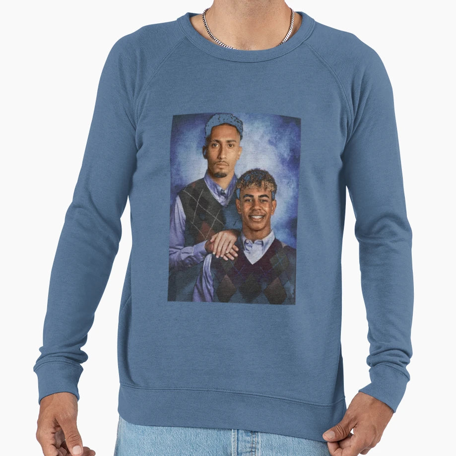 Lamine Yamal Raphinha Step Brothers Sweatshirt - Minimalist Print Men Women - T-Shirt, Sweatshirt, Hoodie
