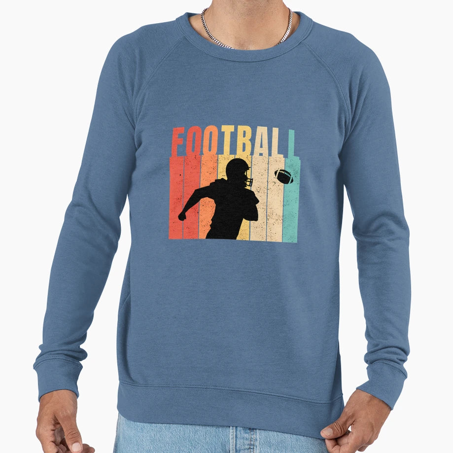 Football Football Sweatshirt - Novelty Apparel for Adults - T-Shirt, Sweatshirt, Hoodie