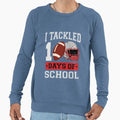 100 Days School Football I Sweatshirt - Custom Art Print for Adults - T-Shirt, Sweatshirt, Hoodie