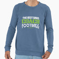 Best Coach Dad Coaches Football T-Shirt - Minimalist Print Men Women - T-Shirt, Sweatshirt, Hoodie