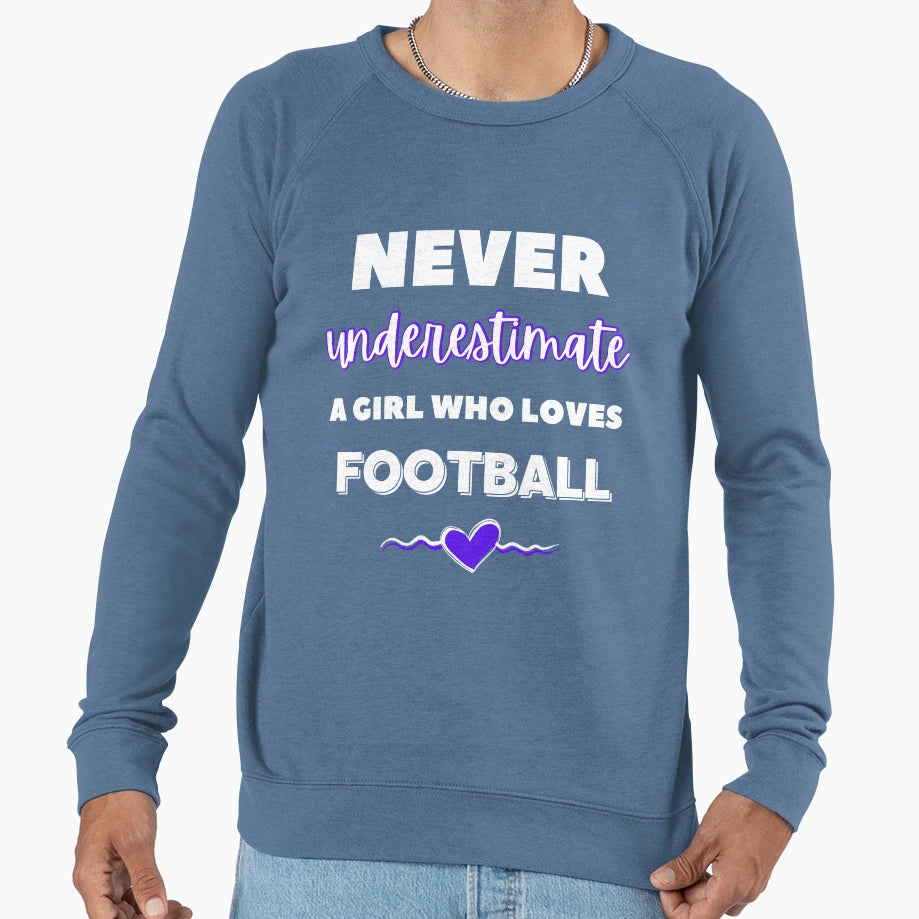 Never Underestimate Who Loves Sweatshirt - Fun Novelty Design for Adults - T-Shirt, Sweatshirt, Hoodie