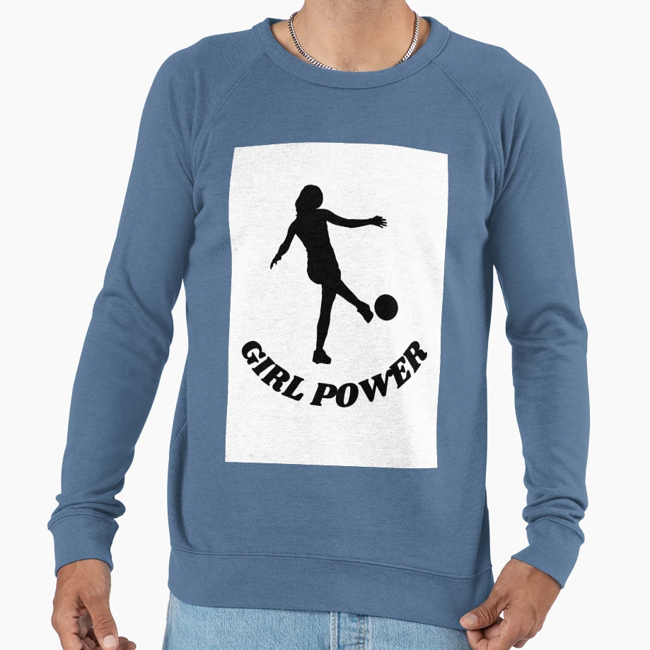 Soccer Power Motivational Sweatshirt - Graphic Print Men Women - T-Shirt, Sweatshirt, Hoodie