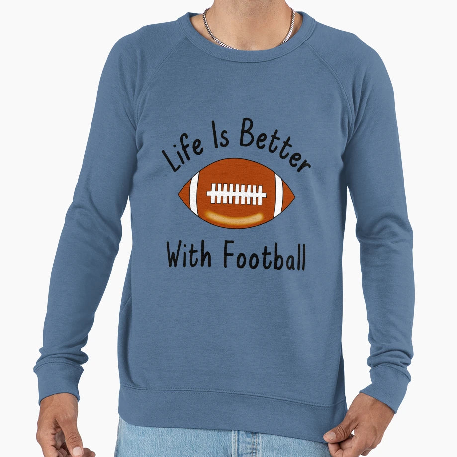 Football Lover Sweatshirt - Trendy Graphic Men Women - T-Shirt, Sweatshirt, Hoodie