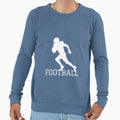 Football Silhouette American Sweatshirt - Casual Everyday Wear for Adults - T-Shirt, Sweatshirt, Hoodie
