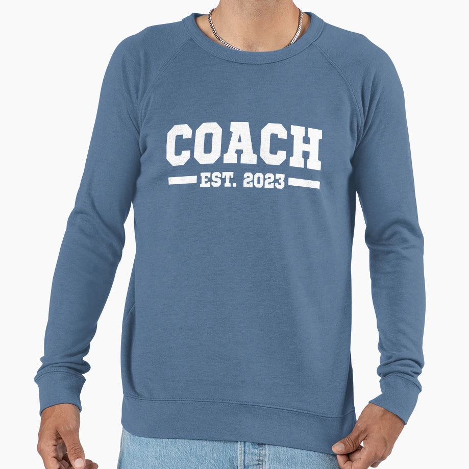 Coach Lover Coach Est 2023 Best Coach Sweatshirt - Streetwear Style Unisex - T-Shirt, Sweatshirt, Hoodie