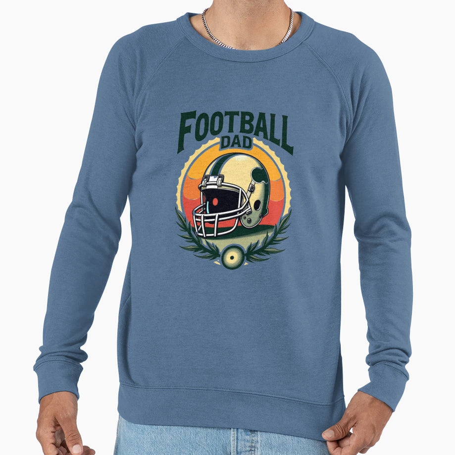 Football Dad Proud Sports Dad Gift T-Shirt - Fun Novelty Design Unisex - T-Shirt, Sweatshirt, Hoodie