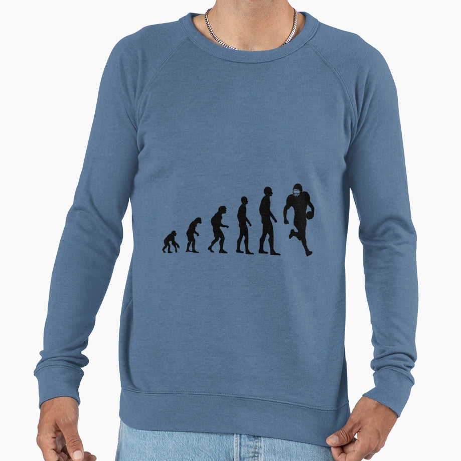 American Football Sport Footballer T-Shirt - Minimalist Print Unisex - T-Shirt, Sweatshirt, Hoodie