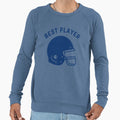 Best Player Football Helmet Sweatshirt - Casual Everyday Wear Unisex - T-Shirt, Sweatshirt, Hoodie