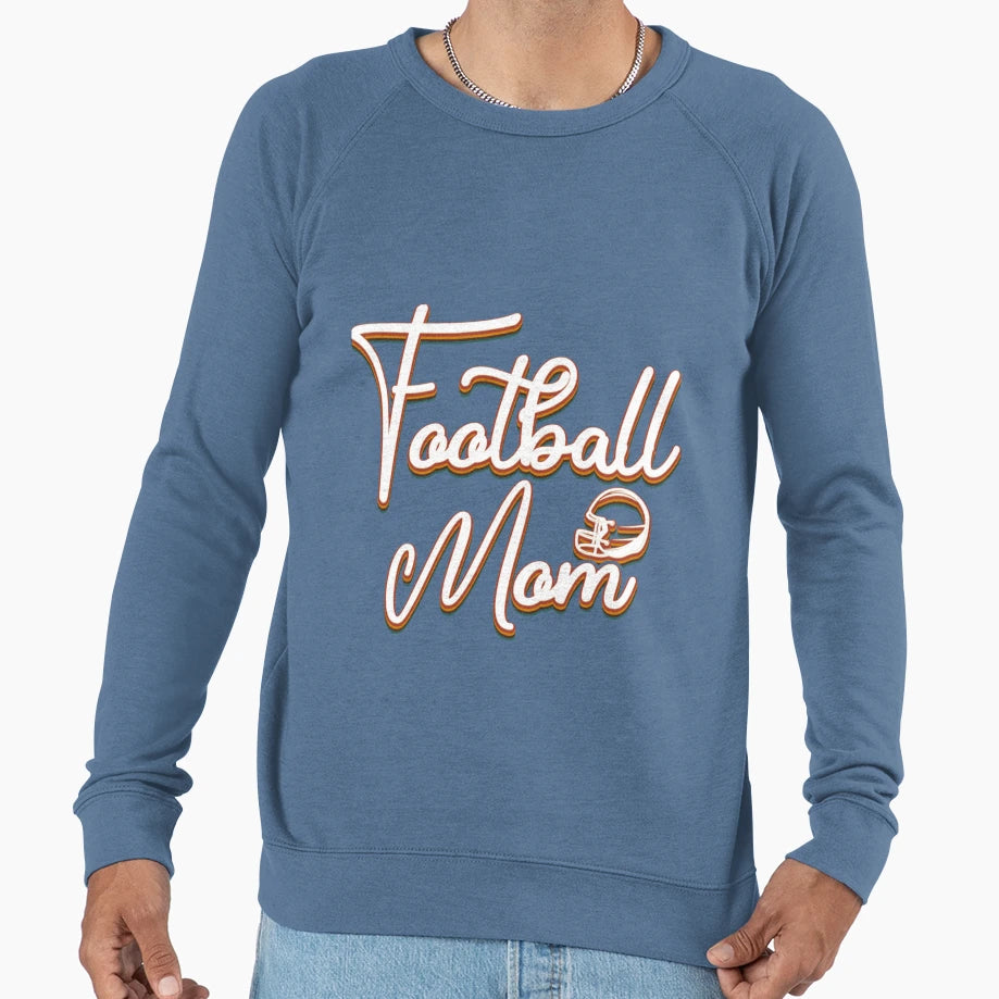 American Football Mom Football Sweatshirt - Trendy Graphic for Adults - T-Shirt, Sweatshirt, Hoodie