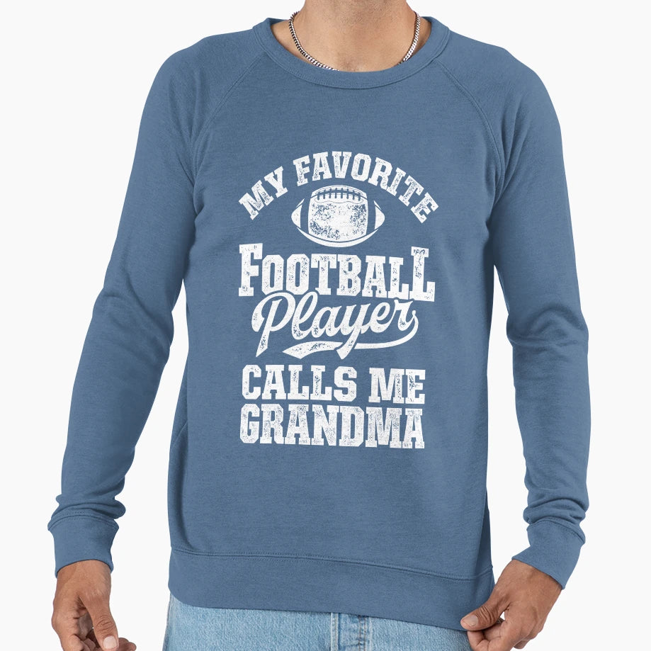 My Football Player Calls Me Grandma T-Shirt - Minimalist Print Men Women - T-Shirt, Sweatshirt, Hoodie