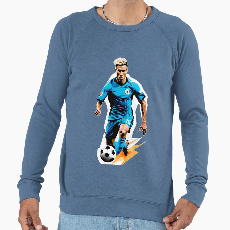 Football Soccer Player Athlete Game Sweatshirt - Graphic Print Men Women - T-Shirt, Sweatshirt, Hoodie
