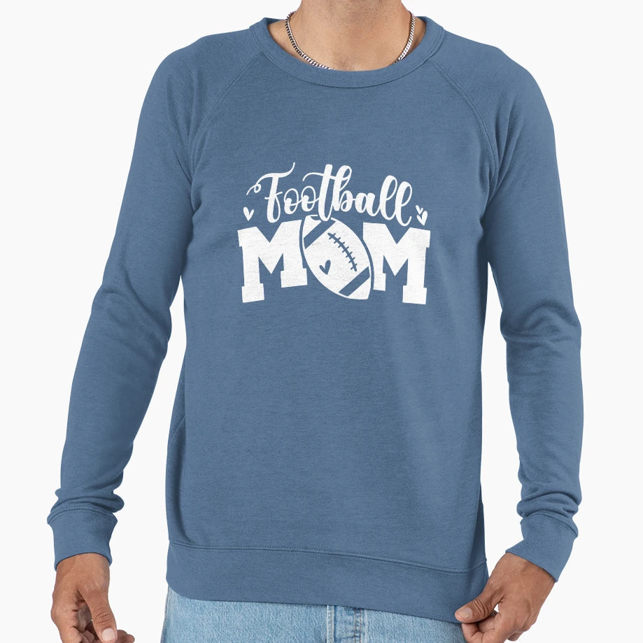 Funny Womens Game Day Football Mom Sweatshirt - Graphic Print for Adults - T-Shirt, Sweatshirt, Hoodie
